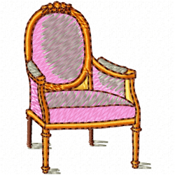 Chairs Embroidery Design 12 Chairs Embroidery Design 12